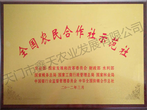 全国农民合作社示范社(2012)